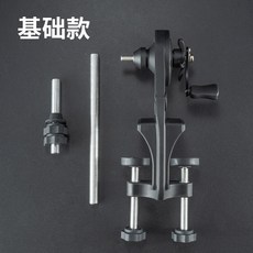 池刃漁輪上綫器 臺灣出貨 魚綫繞綫器 路亞魚輪捲綫器 水滴輪纏綫器 釣魚用品, 雙腳基礎款(白盒, 1個