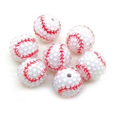 30피스 20mm 라인스톤 비즈 스포츠 볼 모음 다양한 디자인 및 색상 원형 디스코 청키 루즈 스페이서 DIY 공예 팔찌 귀걸이 주얼리 제작용 배구 161224, 30피스 20mm 라인스톤 비즈 스포츠 볼 모음, 다양