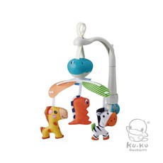 酷咕鴨 可愛動物任意夾音樂鈴, 1個, 鮮艷色系