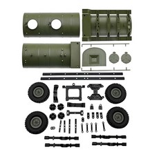 오일 탱크 장식 상자 WPL B14 B24 B16 B36 1/16 RC 크롤러 자동차 군용 트럭, 01 1 Set