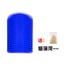 VANLUEE 猫咪蹭毛按摩器 贴墙式自助梳毛刷 宠物猫抓板玩具, 1個, 小号 OPP袋装(8036)