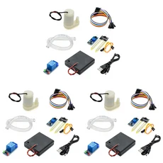 급수장치 1-5Set 자동 관개 모듈 DIY 급수 키트 Arduino 용 정원 워터 펌프 토양 센서 릴레이, 04 3Sets