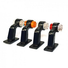 윙바디 탑차 안전 끝단표시등 교체용 LED 트레일러 화물차 차폭등 코너등 뿔등 보조등, 1개