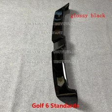 폭스바겐 골프 6 MK6 TDI GTI 스포일러 후면 지붕 10-13 호환, MK6 유광 블랙