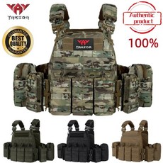 야케다 퀵 분리형 훈련 조끼 탈부착 및 확장 가능 편안하고 통기성 좋으며 내마모성 찢김 방지 기능, [03] ACU, 03 Black, 1개