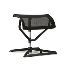 메쉬 발의자 풋레스트 발거치대 쿠션 발판 스타일, A. 블랙