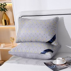 편안한 수면 베개 경추베개 BY-F-02, 2개, 그레이