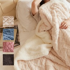 티에노 포근이 양털이불 도톰하고 부드러운 대형이불 겨울이불, 베이지
