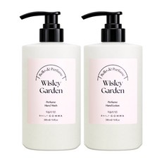 데일리콤마 벨로 드 퍼퓸 대용량 향좋은 핸드 300ml 로션+워시 세트 위슬리가든, 로션+워시(위슬리가든 향), 1세트