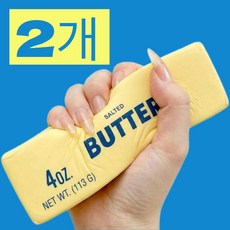 오르지 대왕 모찌 말랑이 버터 스퀴시, 2개, 옐로우, 10g