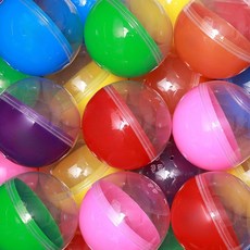 Entervending 자판기 캡슐 - 7.6cm(3인치) 빈 플라스틱 캡슐 - 장난감 캡슐 - 원형 대형 부활절 달걀 14개 - 배쓰밤 몰드 - 파티 선물 피냐타 스터퍼 DI, 14