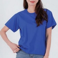 유색 라운드 20수 반팔티 3XL