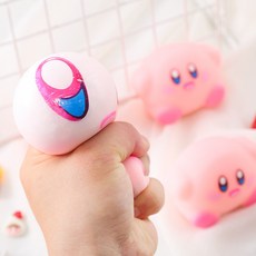 減壓玩具新款奶酪捏捏樂發泄兒童解壓玩具 軟萌仿真食品廠家, 發泄星之卡比, 1個