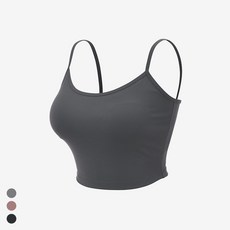 [콘치웨어] 슬림 데일리 브라탑 (캡내장) 3colors 필라테스 요가