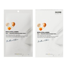 셀파라디 에그&콜라겐 에센스 마스크팩, 1개, 10개입