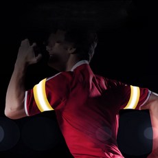 야광밴드 야광띠 반사밴드 반사띠 형광밴드 안전밴드 발광밴드 반사스트랩 야광팔찌 교통안전벨트 발목밴드, 1세트, 노랑