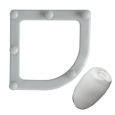 심플루 싱크대 음식물쓰레기 거름망 30개 + 거치대 세트, 1개