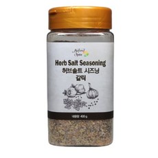 내츄럴스파이스 허브솔트 시즈닝 갈릭, 400g, 8개