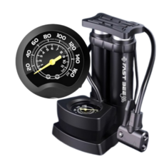 MNG 초간단 기압조절 파워 자전거 발펌프, 1개, 블랙