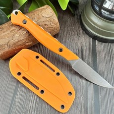 야생 자기 방어 정글 모험 나이프 야외 전투 고정 캠핑 다기능, 1개, 1. Orange Handle