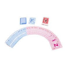 JL매직 귀여운 플립 애니메이션으로 관객의 카드를 예언하는 마법의 카드 마술 알파벳만화카드, 1개