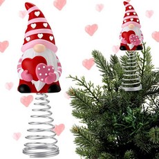 Gejoy 발렌타인 데이 미니어처 나무 토퍼 장식품 13.5cm(5.1인치) 미니 트리 장식 웨딩 파티 용품 선물 휴일 홈 데코 191479