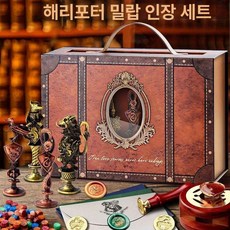 실링왁스세트도장 밀랍 인장 diy, 1개, 10색 왁스 1박스-P36