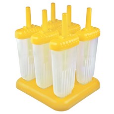 토볼로 그루비 팝 몰드 6개입 아이스크림틀, Yellow, 1개