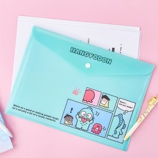 산리오 똑딱이 봉투 파일 한교동 낱개 1개