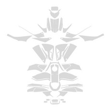 오토바이 페인트 보호 페어링 투명 스크래치 필름, 기본, 2. AII