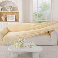 코팅블루 먼지없는 알러지케어 늘어나는 쇼파커버+쿠션커버 세트, 1개, 04.아이보리