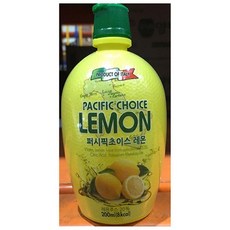 레몬주스농축액 (퍼시픽 200ml) 액상음료베이스/레몬주스/농축액/레몬원액, 1개, 200ml