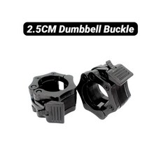 25/28/30/50mm 스핀록 바벨 칼라 퀵 릴리스 클램프 역도 근력 훈련 웨이트 바 클립, 07 A 25MM BLACK 2PCS