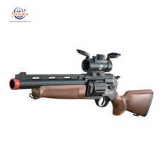 左輪霰彈槍 軟彈槍 散彈槍 軟彈發射器 兒童玩具槍 手動上膛 安全軟彈, 【黑沙色】JH2052 左輪霰彈槍, 1個