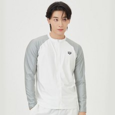 남성 선셋 릴렉스핏 집업 래쉬가드 A4BM1RR48WHT