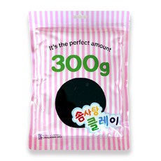 KC인증 솜사탕클레이, 1개, 300g, 검정