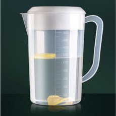 5리터 눈금 주전자 물병 카페 피쳐 저그 피처 대용량, 1개, 1ml, 4000ml (2개)