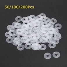 50 100 200PCS M3 M3 절연 M4 스페이서 플랫 나일론 와셔 M16 M20 M8 와셔 씰링 가스켓 M12 M18 일반 M10 M5 플랫 M6