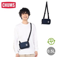 CHUMS Recycle Wallet Shoulder Pouch 兩用肩背包, 深藍