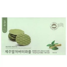 제주 말차 버터와플 8봉지 1박스 16ea, 16g