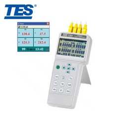 TES 泰仕 TES-1384 四通道溫度計/記錄器, 1個