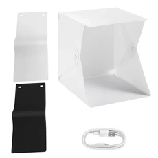 호환 PVC 사진 텐트 휴대용 USB 인터페이스 5V LED 2x5600k 6 배경 천 실내 가정용 상자, 01 중국, 01 01