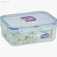 플라스틱 직사각 밀폐용기 460ml 신혼주방템 투명반찬통 냉장고정리 반찬정리 자취생필수템, 1개