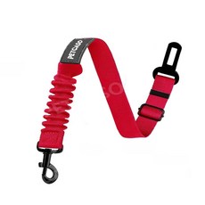 펫카소 강아지 안전벨트 충격방지 차량용 애견 고탄력 튼튼한 벨트, 레드, 1개