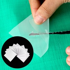 구멍 텐트 보수용 시트 투명 방수패치 10매 세트, 본상품