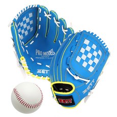 제트 올라운드 돈피 글러브 우투용 BPGK-PBL11, 블루 + 블랙 + 화이트, 1개