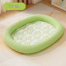 狗狗涼感窩 寵物涼墊 冰絲席子, 1個, FY-蒂安綠,45*35cm【建議體重2.5公斤內