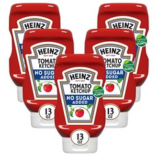 Heinz 하인즈 노슈가 케찹 369g, 5개