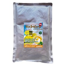 당분을 전혀 첨가하지 않은 자연의 맛_업무용 망고의 왕 100% 퓌레_1kg_ 상온 보관 타입_, 1