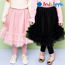 andiapple 女童清純公主紗裙內搭褲